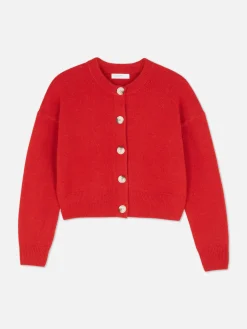 Mujer Primark Jerseys Y Cárdigans|Cárdigan De Cuello Redondo Con Botones