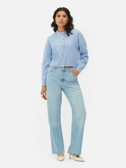 Mujer Primark Jerseys Y Cárdigans|Cárdigan De Cuello Redondo Con Botones