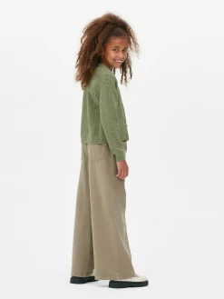 Niños Primark Jerseys Y Cárdigans|Cárdigan De Punto Calado Con Cuello De Pico