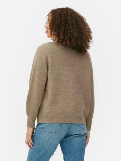 Mujer Primark Jerseys Y Cárdigans|Cárdigan De Punto Con Cuello De Pico