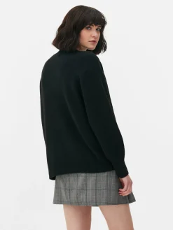 Mujer Primark Jerseys Y Cárdigans|Cárdigan De Punto Con Cuello De Pico