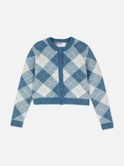 Mujer Primark Jerseys Y Cárdigans|Cárdigan De Punto Con Rombos De Rita Ora