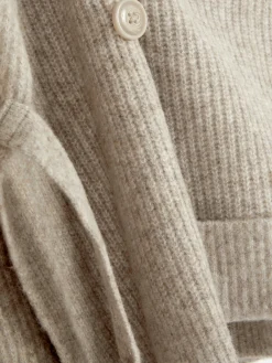 Mujer Primark Jerseys Y Cárdigans|Cárdigan Drapeado Con Botones De Estilo Chal