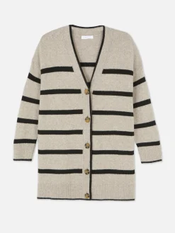 Mujer Primark Jerseys Y Cárdigans|Cárdigan Largo A Rayas