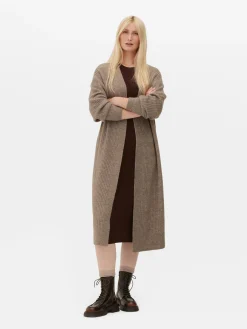 Mujer Primark Jerseys Y Cárdigans|Cárdigan Largo Acanalado