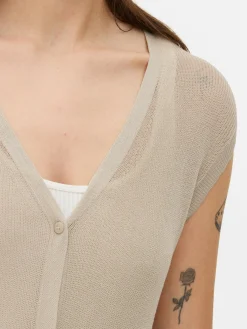 Mujer Primark Jerseys Y Cárdigans|Cárdigan Largo Sin Mangas