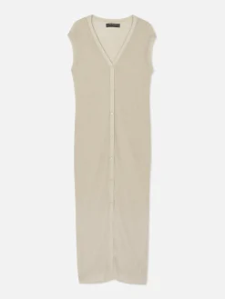 Mujer Primark Jerseys Y Cárdigans|Cárdigan Largo Sin Mangas