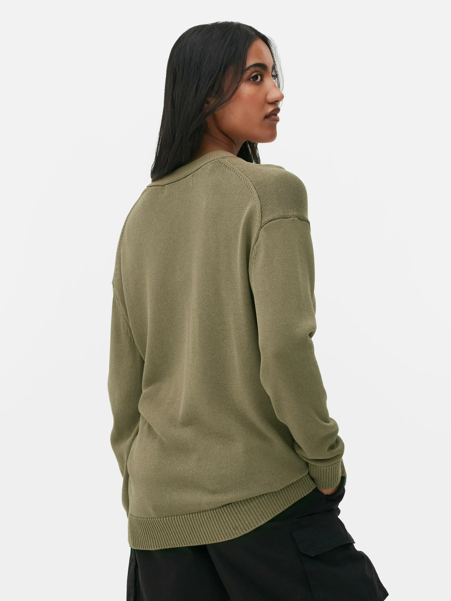 Mujer Primark Jerseys Y Cárdigans|Cárdigan Texturizado De Corte Boyfriend