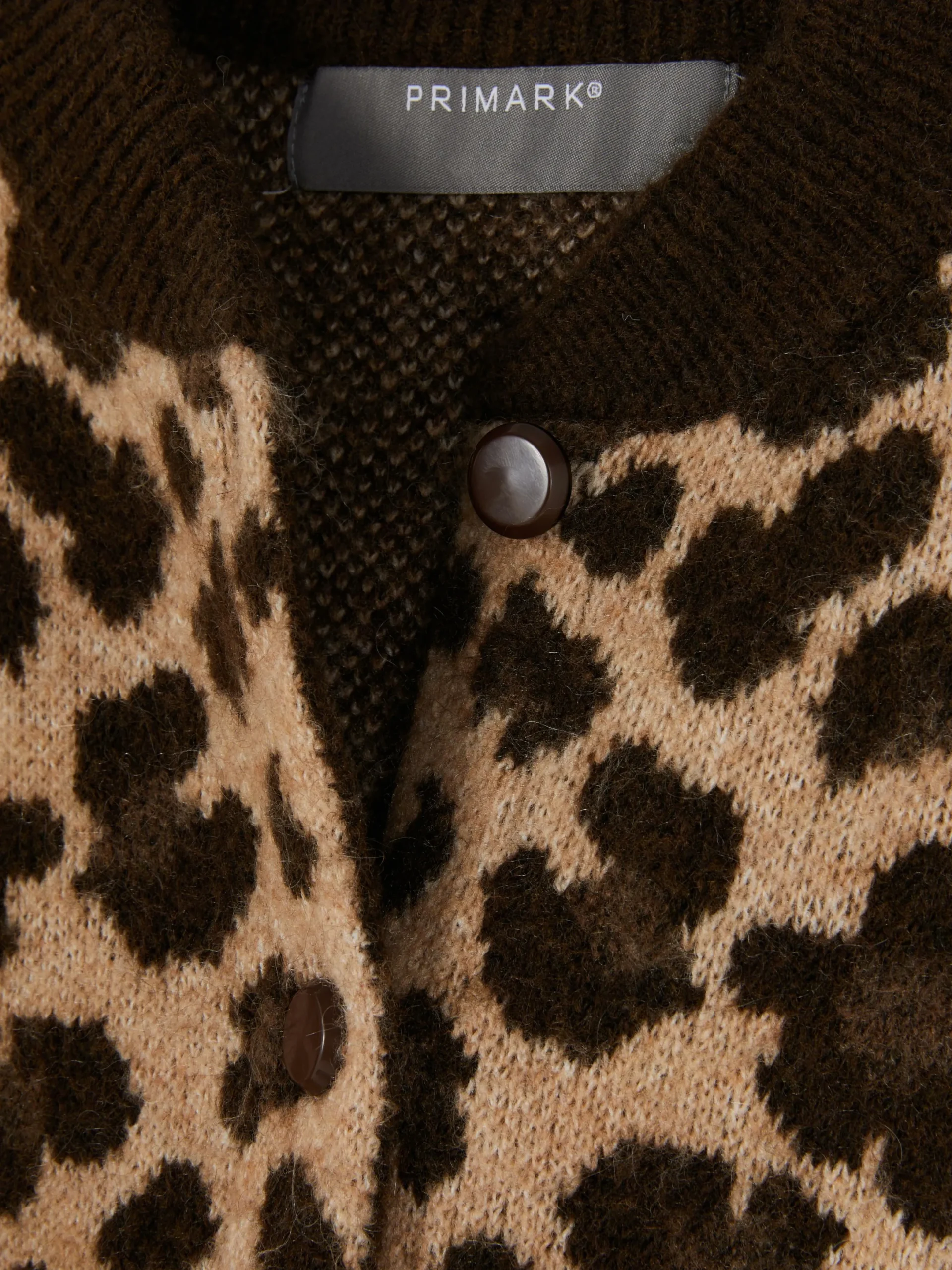 Mujer Primark Jerseys Y Cárdigans|Cárdigan Tipo Bómber Con Estampado De Leopardo