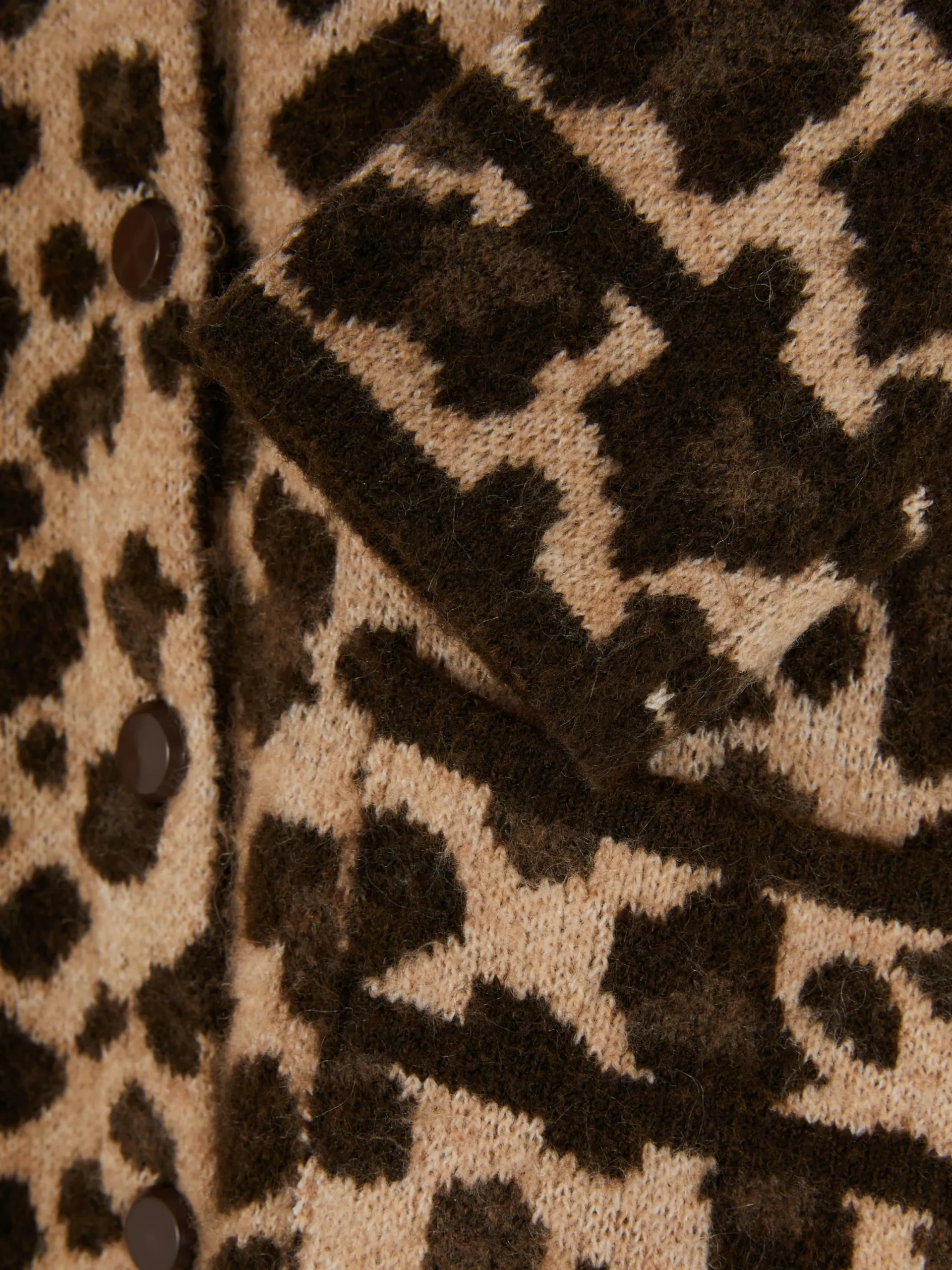 Mujer Primark Jerseys Y Cárdigans|Cárdigan Tipo Bómber Con Estampado De Leopardo