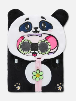 Niños Primark Cuadernos|Cuaderno A5 Con Tapa De Peluche Con Animal