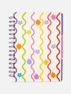 Niños Primark Cuadernos|Cuaderno Tamaño A5 Con Diseño Floral De Estilo Retro