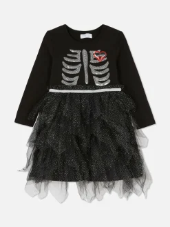 Niños Primark Disfraces De Halloween Infantiles|Vestidos|Disfraz De Esqueleto De Halloween Con Tutú