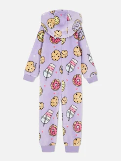 Niños Primark Snuddies Y Onesies|Esquijama Polar Con Estampado De Comida