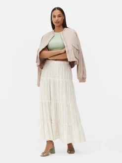 Mujer Primark Faldas|Falda Larga A Capas