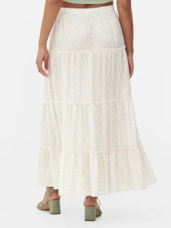 Mujer Primark Faldas|Falda Larga A Capas