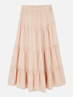 Mujer Primark Faldas|Falda Larga A Capas