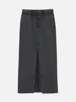 Mujer Primark Faldas|Falda Larga Con Lavado ácido