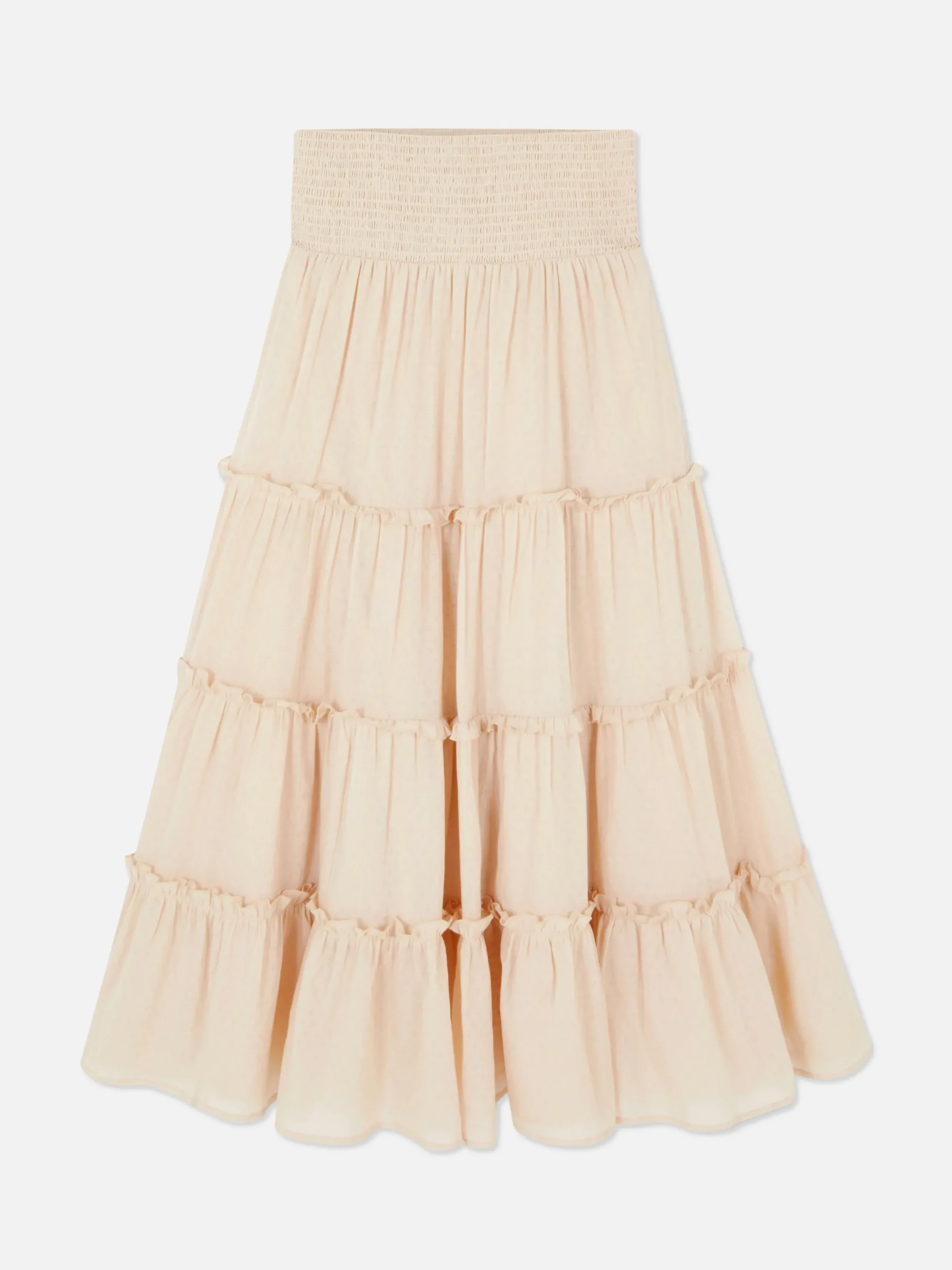 Mujer Primark Faldas|Falda Larga Tipo Prairie De Paula Echevarría