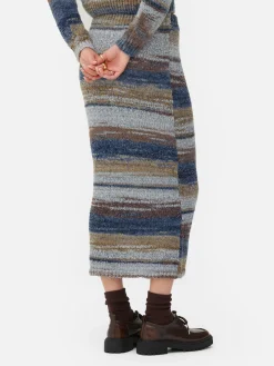 Mujer Primark Faldas|Falda Midi Jaspeada Combinable De Rita Ora