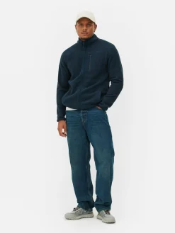 Hombre Primark Abrigos Y Chaquetas|Forro Polar Con Cremallera Y Cuello Chimenea