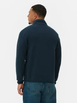 Hombre Primark Abrigos Y Chaquetas|Forro Polar Con Cremallera Y Cuello Chimenea