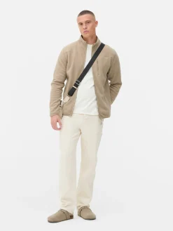 Hombre Primark Abrigos Y Chaquetas|Forro Polar Con Cremallera Y Cuello Chimenea