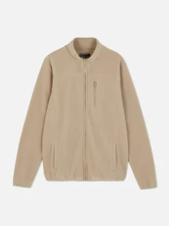 Hombre Primark Abrigos Y Chaquetas|Forro Polar Con Cremallera Y Cuello Chimenea