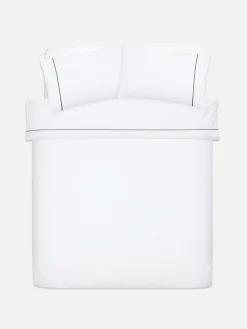 Primark Fundas De Edredón Y Sets|Funda Nórdica Blanca Con Ribete Para Cama King