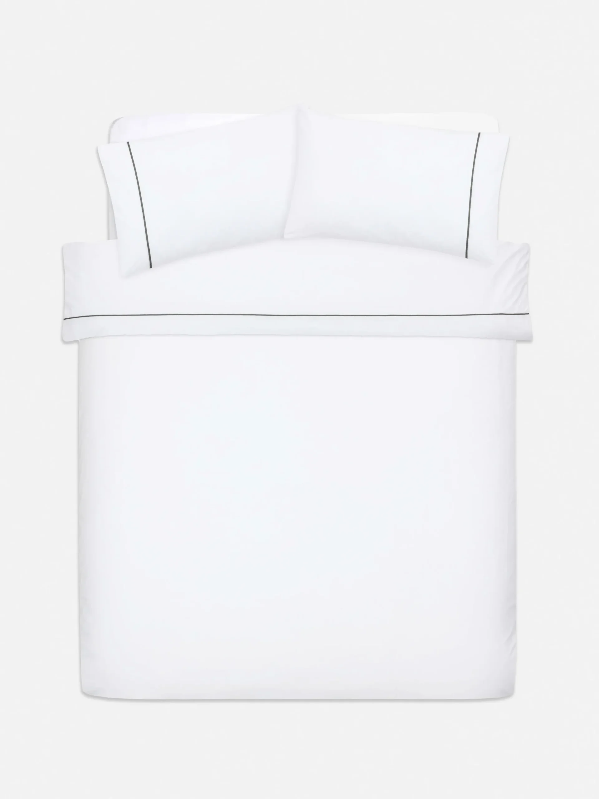 Primark Fundas De Edredón Y Sets|Funda Nórdica Con Ribetes En Contraste Para Cama Doble