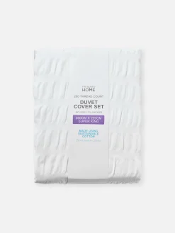 Primark Fundas De Edredón Y Sets|Fundas Para Cama Super King En Tejido Mil Rayas