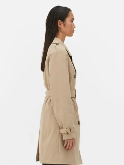 Mujer Primark Abrigos Y Chaquetas|Gabardina Clásica De Doble Botonadura