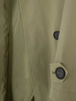 Mujer Primark Abrigos Y Chaquetas|Gabardina De Doble Botonadura Con Cinturón