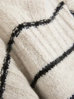 Mujer Primark Jerseys Y Cárdigans|Jersey A Rayas De Corte Cuadrado