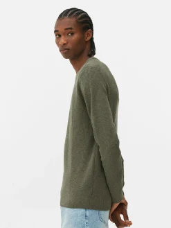 Hombre Primark Jerseys Y Cárdigans|Jersey Acanalado Con Cuello Redondo