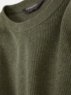 Hombre Primark Jerseys Y Cárdigans|Jersey Acanalado Con Cuello Redondo