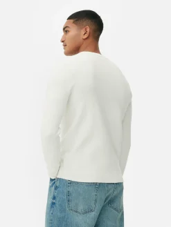 Hombre Primark Jerseys Y Cárdigans|Jersey Acanalado Con Cuello Redondo