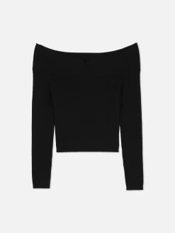 Mujer Primark Jerseys Y Cárdigans|Jersey Acanalado Con Escote Barco