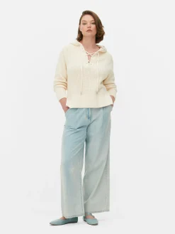 Mujer Primark Jerseys Y Cárdigans|Jersey Con Capucha Y Frente Enrejado