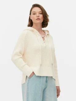 Mujer Primark Jerseys Y Cárdigans|Jersey Con Capucha Y Frente Enrejado