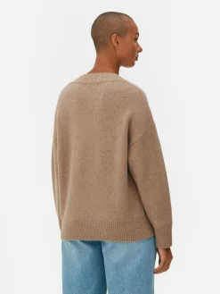 Mujer Primark Jerseys Y Cárdigans|Jersey Con Cuello De Pico