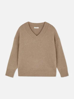 Mujer Primark Jerseys Y Cárdigans|Jersey Con Cuello De Pico