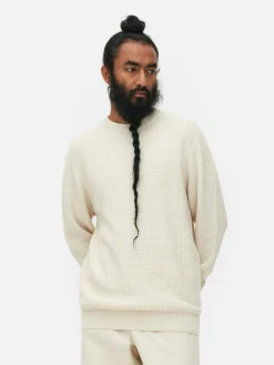 Hombre Primark Jerseys Y Cárdigans|Jersey De Cuello Redondo En Punto Esterilla