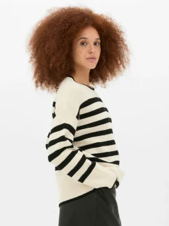 Mujer Primark Jerseys Y Cárdigans|Jersey De Cuello Redondo Con Botones Decorativos