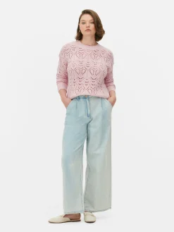 Mujer Primark Jerseys Y Cárdigans|Jersey De Cuello Redondo Y Punto Abierto