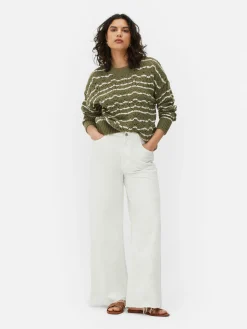 Mujer Primark Jerseys Y Cárdigans|Jersey De Cuello Redondo Y Punto Abierto