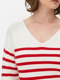Mujer Primark Jerseys Y Cárdigans|Jersey De Manga Larga Con Cuello Barco