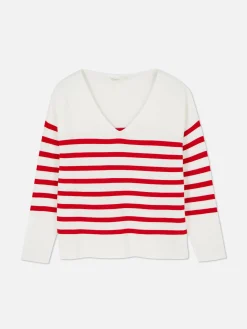 Mujer Primark Jerseys Y Cárdigans|Jersey De Manga Larga Con Cuello Barco