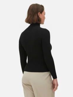 Mujer Primark Jerseys Y Cárdigans|Jersey De Punto Acanalado Y Cuello Vuelto