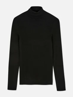 Mujer Primark Jerseys Y Cárdigans|Jersey De Punto Acanalado Y Cuello Vuelto